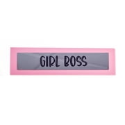 Boxer Gifts Girl Boss Desk Sign - Novelty Desk Accessory For Her