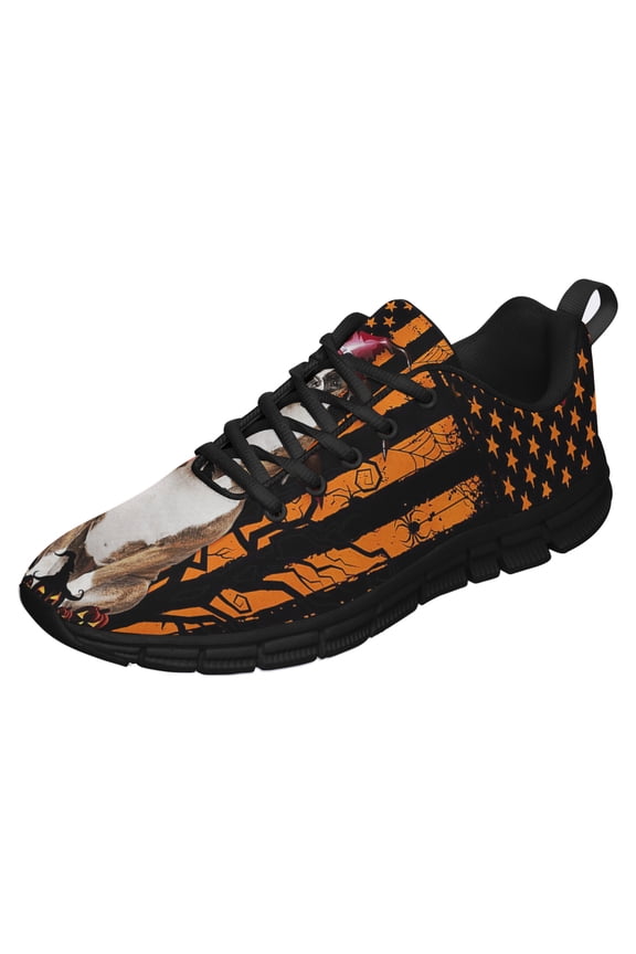 Boxer Halloween Running Shoes Sneakers Mesh Black Size 3.5