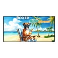 thumbnail image 1 of Boxer Hello Summer Beach Theme with Sunglasses and Tropical Cocktail Desk Mat Full Keyboard Mouse Pad Boxers Dog Lover Gifts Idea Large Mousepad - 00009, 1 of 5