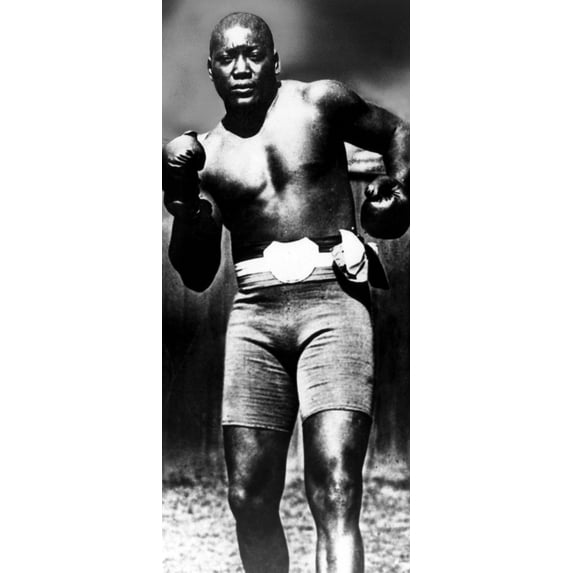 Boxer Jack Johnson History (18 x 24)
