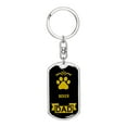 thumbnail image 1 of Boxer Keychain Stainless Steel or 18k Gold, 1 of 10