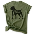 thumbnail image 1 of Boxer Mama T-shirt, Unisex Women's Shirt, Boxer Dog Owner, Best Dog Mom Gift, Heather Military Green, Medium, 1 of 6