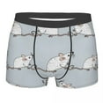 thumbnail image 1 of Boxer Men Shorts Underwear Male Cartoon Rats Mice Boxershorts Panties Underpants Man, 1 of 5