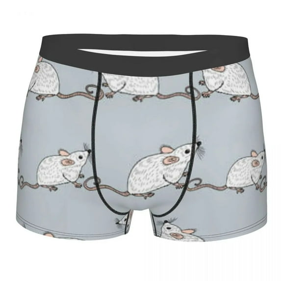 Boxer Men Shorts Underwear Male Cartoon Rats Mice Boxershorts Panties Underpants Man