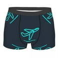 thumbnail image 1 of Boxer Men Underwear Male Panties Plane Airplane Shorts Boxer Comfortable Shorts Homme, 1 of 6