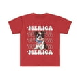 thumbnail image 1 of Boxer 'Merica Patriotic T-Shirt Cute Boxer 4th of July, Boxer Patriotic Top, 1 of 2