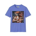 thumbnail image 1 of Boxer Merica Pop Art Unisex Softstyle T-Shirt, 1 of 10