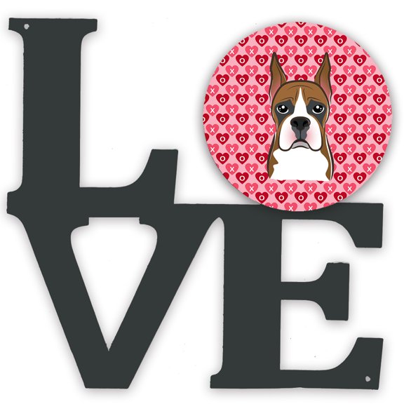 Boxer Metal Wall Artwork LOVE