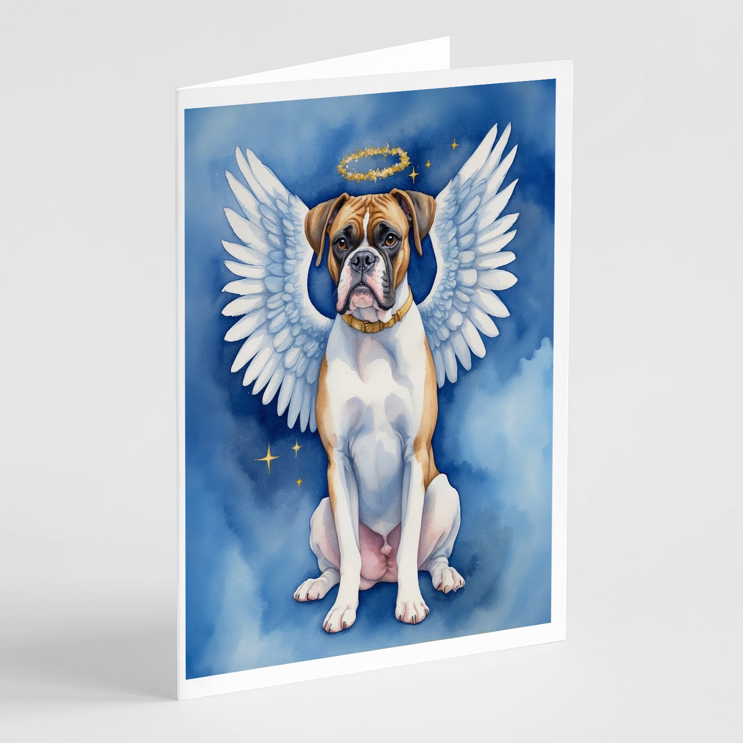 Boxer My Angel Greeting Cards Pack of 8 7 in x 5 in