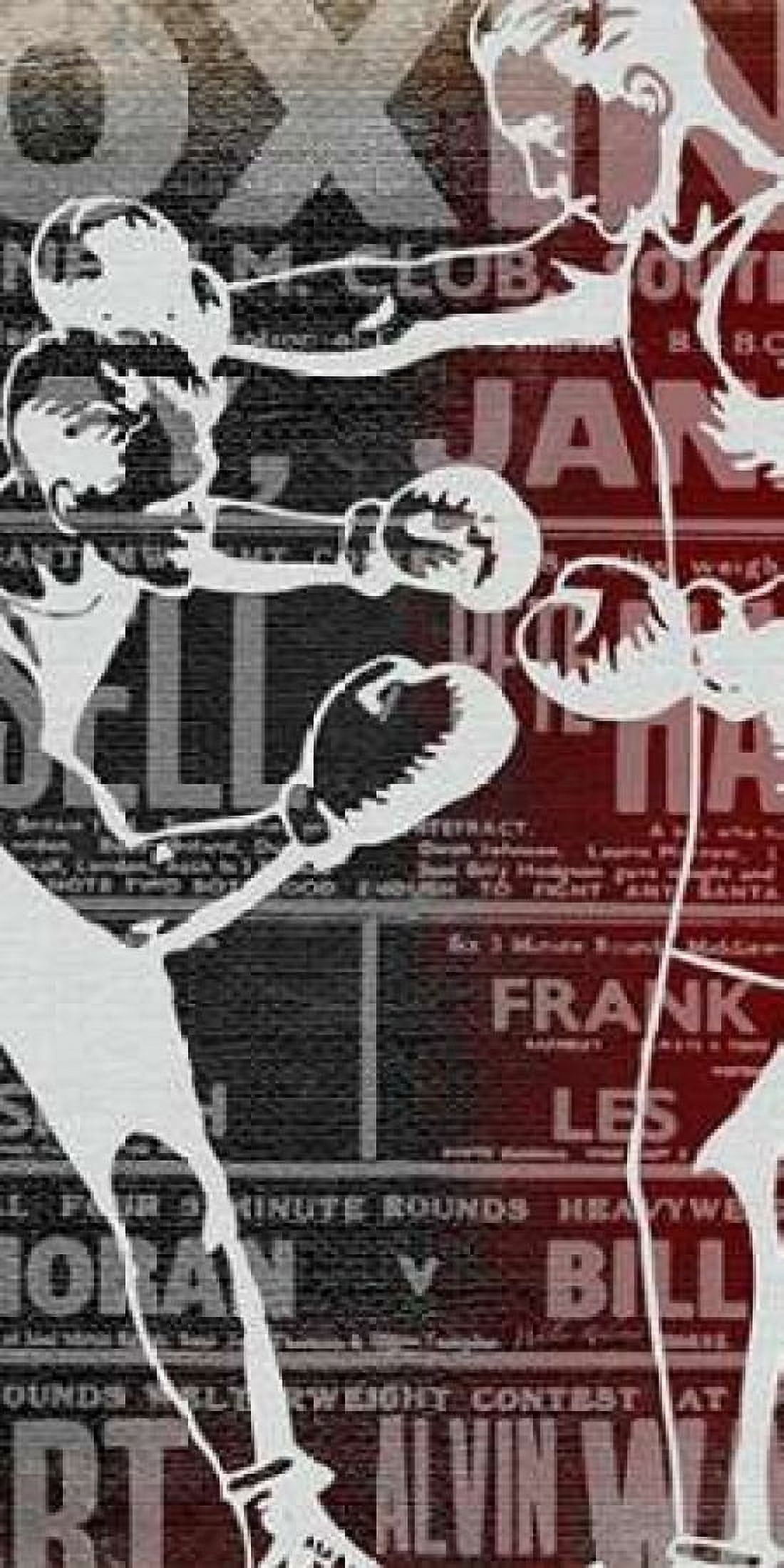 Boxer Panel 1 Canvas Art - Walter Robertson (10 x 20)
