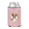thumbnail image 1 of Boxer Pink Flowers Can or Bottle Hugger, 1 of 1