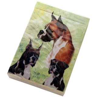 American Bulldog Lover Gift Set – Includes Note Pad, Pen & Playing Cards | Dog-Themed Stationery For Fans