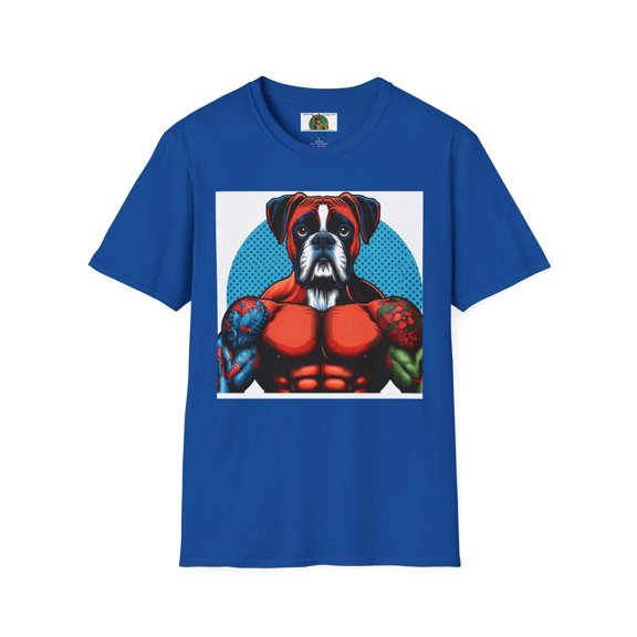 Boxer Pop Art Unisex Softstyle T-Shirt