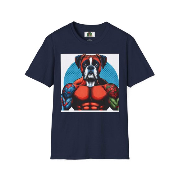 Boxer Pop Art Unisex Softstyle T-Shirt