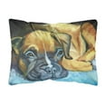 thumbnail image 1 of Boxer Pup Fabric Decorative Pillow, 1 of 1