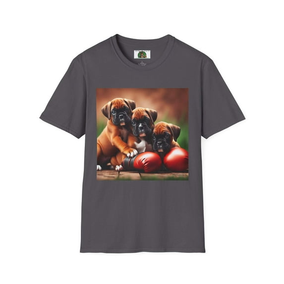 Boxer Puppies 2 Unisex Softstyle T-Shirt