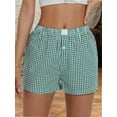 thumbnail image 1 of Boxer Shorts for Women Trendy Summer Low Rise Lounge Shorts Pajama Shorts Preppy Clothes, 1 of 6