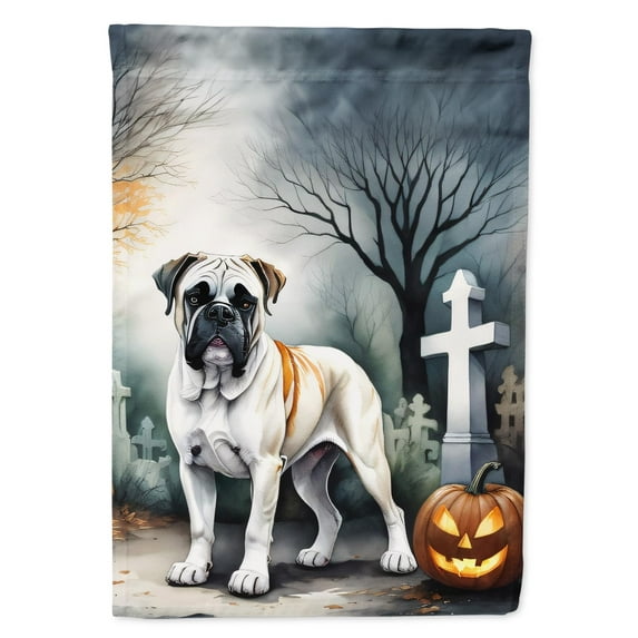 Boxer Spooky Halloween Garden Flag 11.25 in x 15.5 in