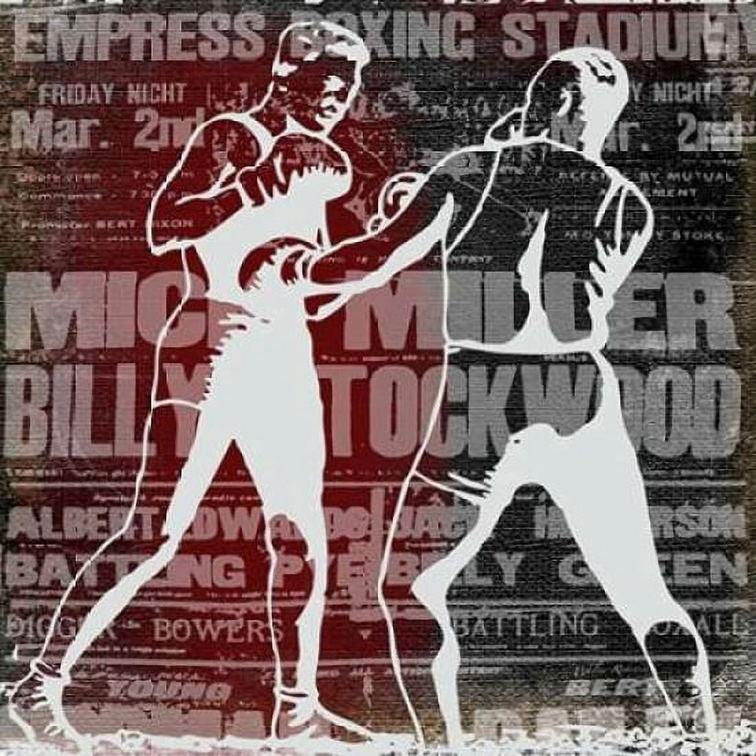 Boxer Story 2 Canvas Art - Walter Robertson (24 x 24)