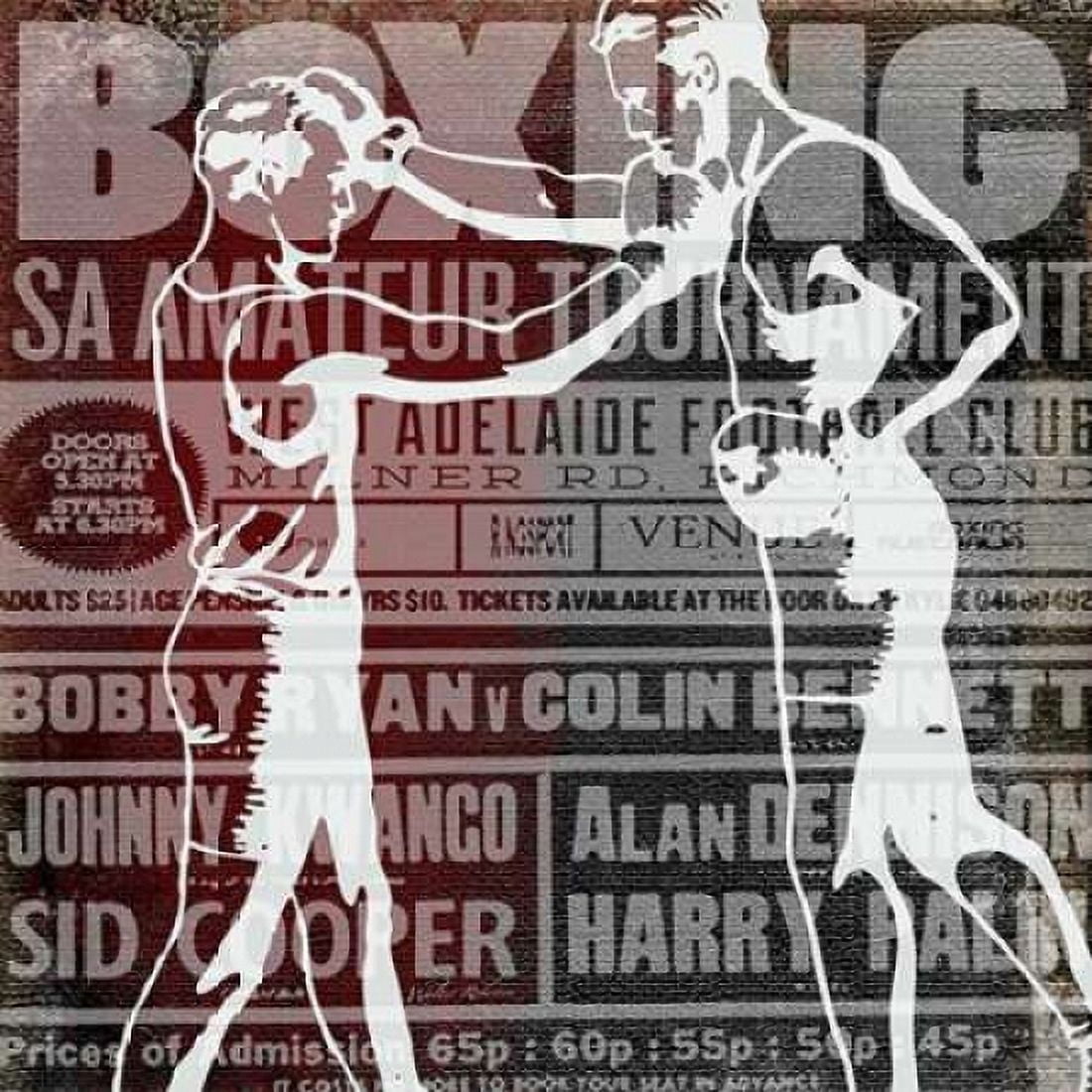 Boxer Story 4 Canvas Art - Walter Robertson (24 x 24)