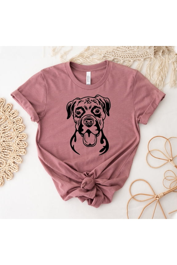 Boxer T-shirt, Boxer Mom Shirt, Dog Owner Family , Boxer Lover Top, Animal Tee , Dog Shirt, Boxer Lover T-shirt, Dog Mom Tshirt All Size S-5XL