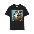 thumbnail image 1 of Boxer Tattoos Pop Art Unisex Softstyle T-Shirt, 1 of 10