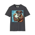 thumbnail image 1 of Boxer Tattoos Pop Art Unisex Softstyle T-Shirt, 1 of 10