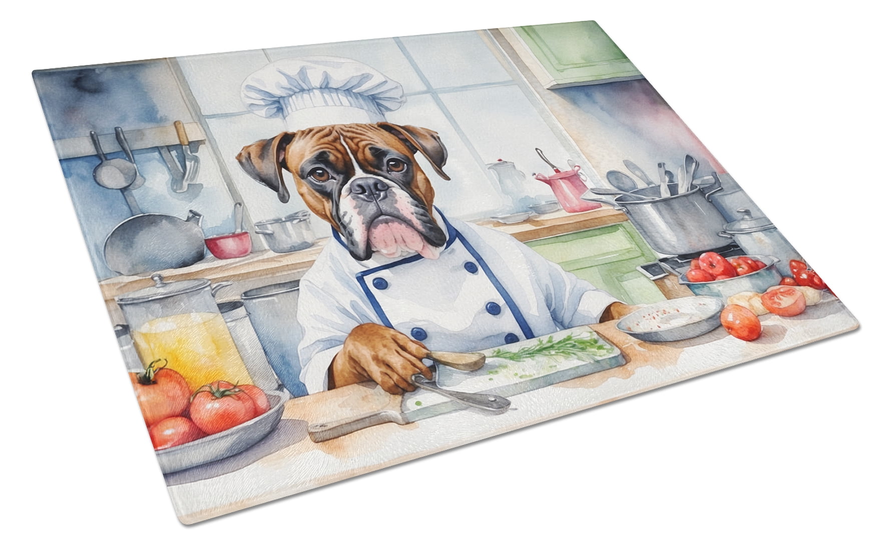 Boxer The Chef Glass Cutting Board 12 in x 15 in