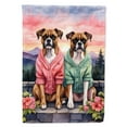 thumbnail image 1 of Boxer Two Hearts House Flag, 1 of 7