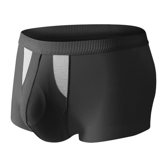 Boxer Underwear Men High Elastic Breathable Holes 3D Cutting Shorts Briefs 3D U-Convex Panties Daily Wear