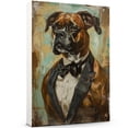 thumbnail image 1 of Boxer Wall Art Abstract Dog Posters - Boxer Dog Canvas Wall Art For Bedroom Decor - Vintage Posters - Gift For Mom, 1 of 6