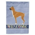 thumbnail image 1 of Boxer Welcome Garden Size Flag, 1 of 1