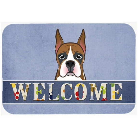 Boxer Welcome Kitchen or Bath Mat 24x36 BB1409JCMT