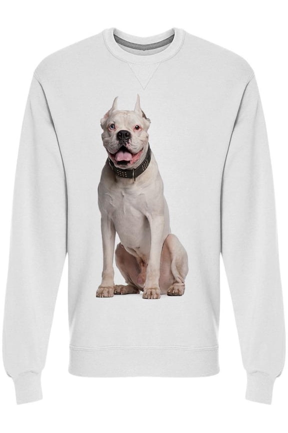 Boxer With Ears Cut Sweatshirt Men -Image by Shutterstock, Male Small