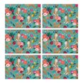 thumbnail image 1 of BoxerDog and Pioneer Flower Summer Placemats Table Placemats Set Of 6-Linen Kitchen Washable Placemats Table Mats 11.8"x17.7"Non-Slip Heat Resistant, 1 of 5
