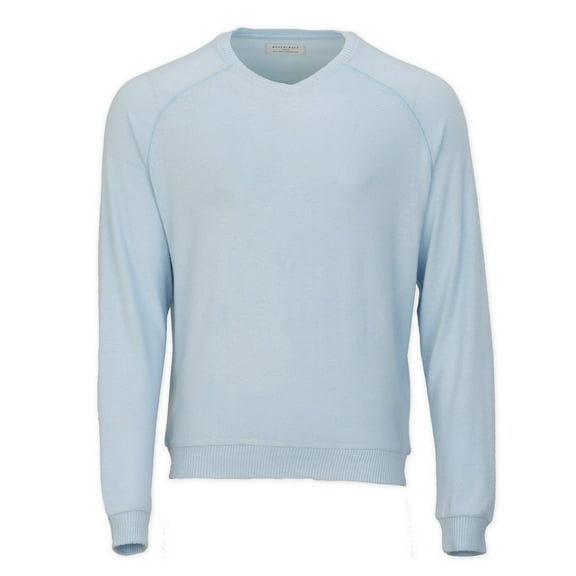 Boxercraft BM1201 Men's Cuddle V-Neck Sweater-Sky Blue-M