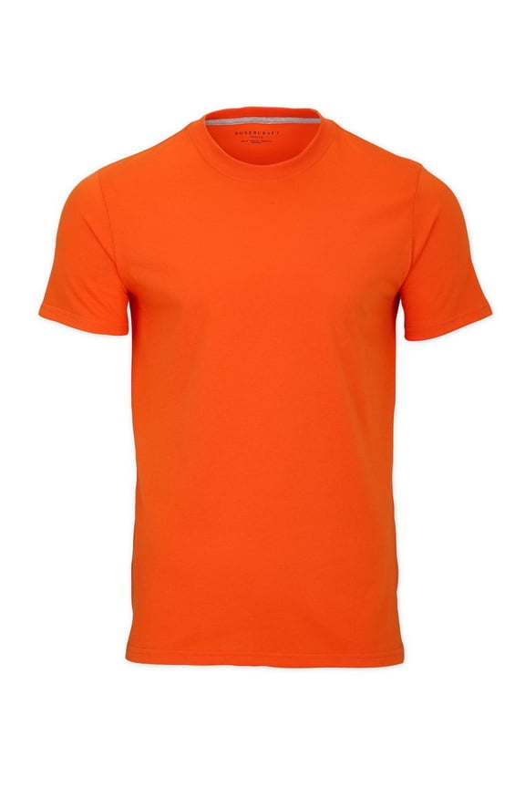 BM2103 Men's Essential Crew Neck Tee-Orange-XXS