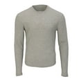 thumbnail image 1 of Boxercraft BM3103 Men's Waffle Knit Long Sleeve Tee-Oxford Heather-M, 1 of 2