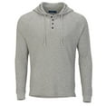 thumbnail image 1 of Boxercraft BM3702 Men's Waffle Knit Pullover Hoodie-Oxford Heather-XS, 1 of 2