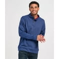 thumbnail image 1 of Boxercraft BM5209 Men's French Terry Button Pullover-Navy Heather-XXS, 1 of 4