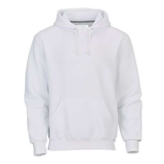 Boxercraft BM5302 Men's Fleece Hoodie-White-L