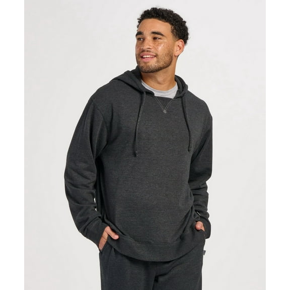 Boxercraft BM5303 Men's French Terry Hoodie-Charcoal Heather-XL
