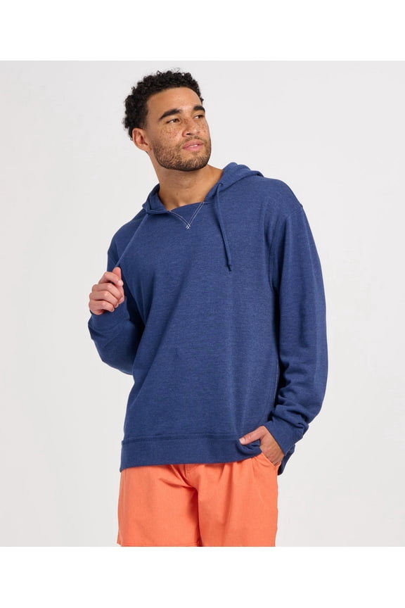 BM5303 Men's French Terry Hoodie-Navy Heather-L