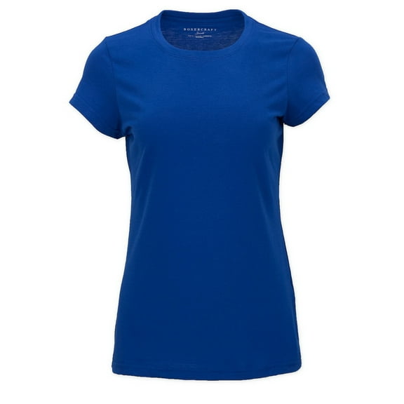 Boxercraft BW2104 Ladies Crewneck Tee-Electric Royal-XS