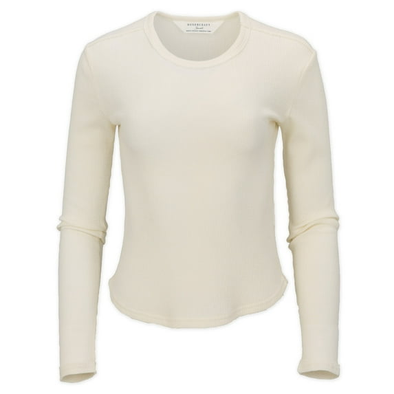 Boxercraft BW3103 Waffle Knit Baby Long Sleeve Tee-Natural-L