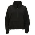 thumbnail image 1 of Boxercraft BW5204 Stretch Woven Quarter Zip-Black-L, 1 of 2