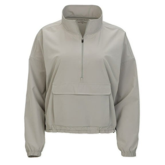 Boxercraft BW5204 Stretch Woven Quarter Zip-Oxford-S