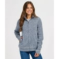 thumbnail image 1 of Boxercraft BW5207 Ladies Alpine Full Zip-Navy Heather-XXS, 1 of 4