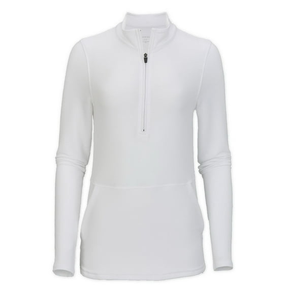 Boxercraft BW5208 Flex Quarter Zip Pullover-White-S