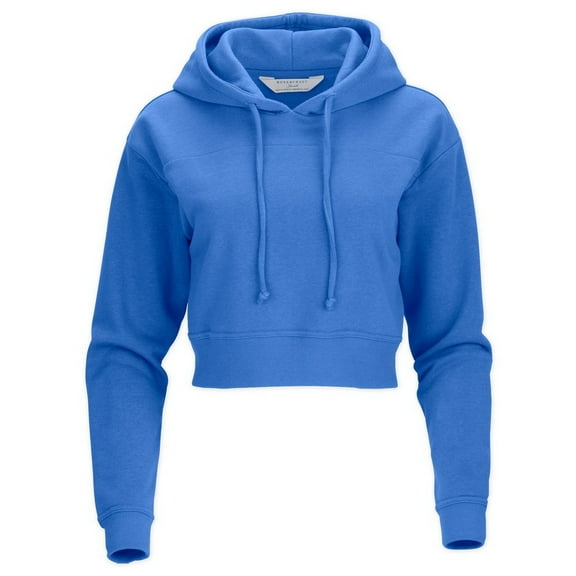 Boxercraft BW5404 Women's Cropped Fleece Hoodie-Electric Royal-M